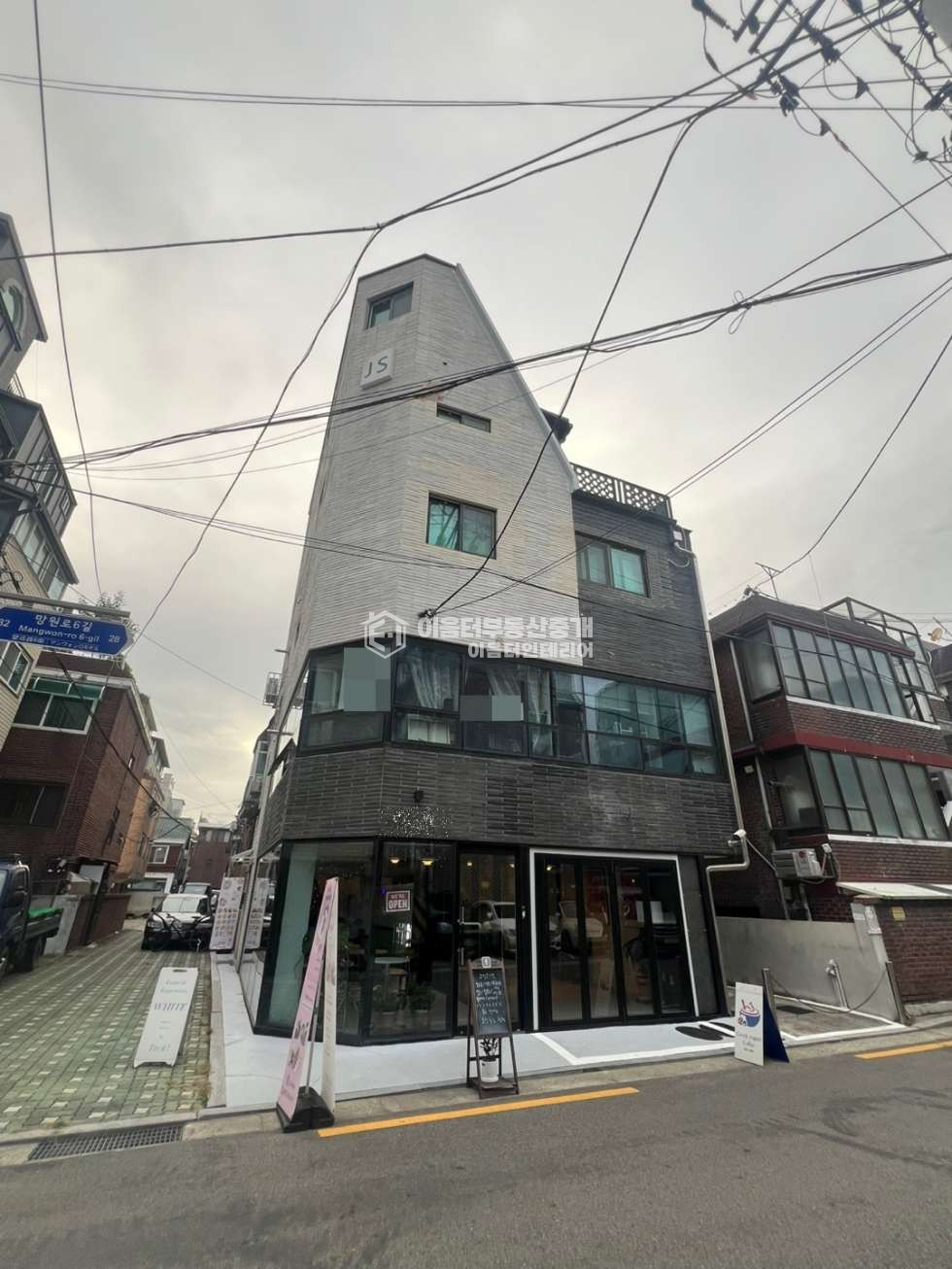 서울 마포구 망원동 망리단길 코너 1층 상가.노출O통창O주차O내외관최상O 월세 매물번호 10402 사진 2